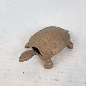 🔥PENCO Hinged Brass Turtle Trinket Box Made In Taiwan